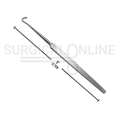 Frazier Dura Skin Hook 5.00″ Blunt