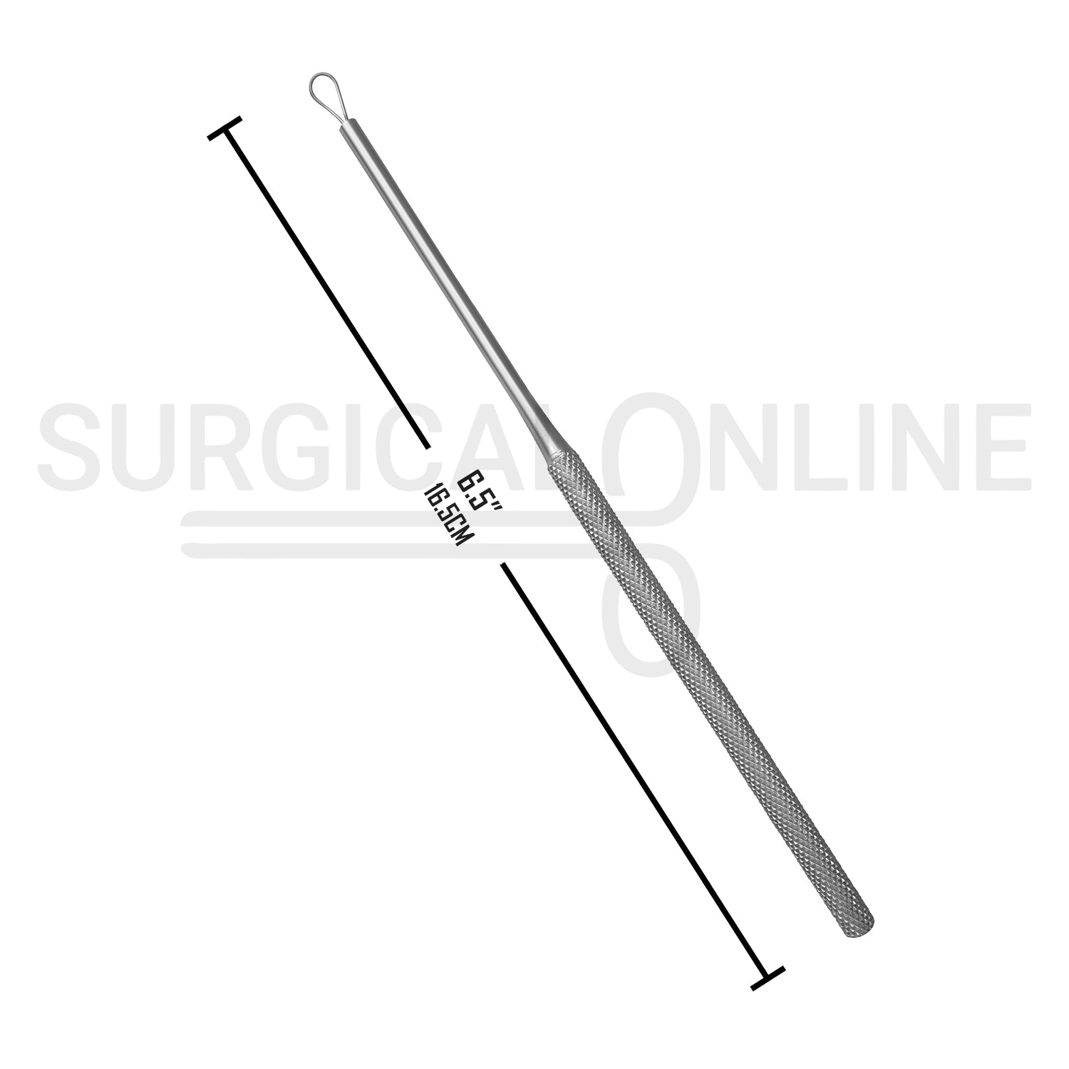 Billeau Ear Loop Curette 6.5″ Ring Blade Size #3 (Large)