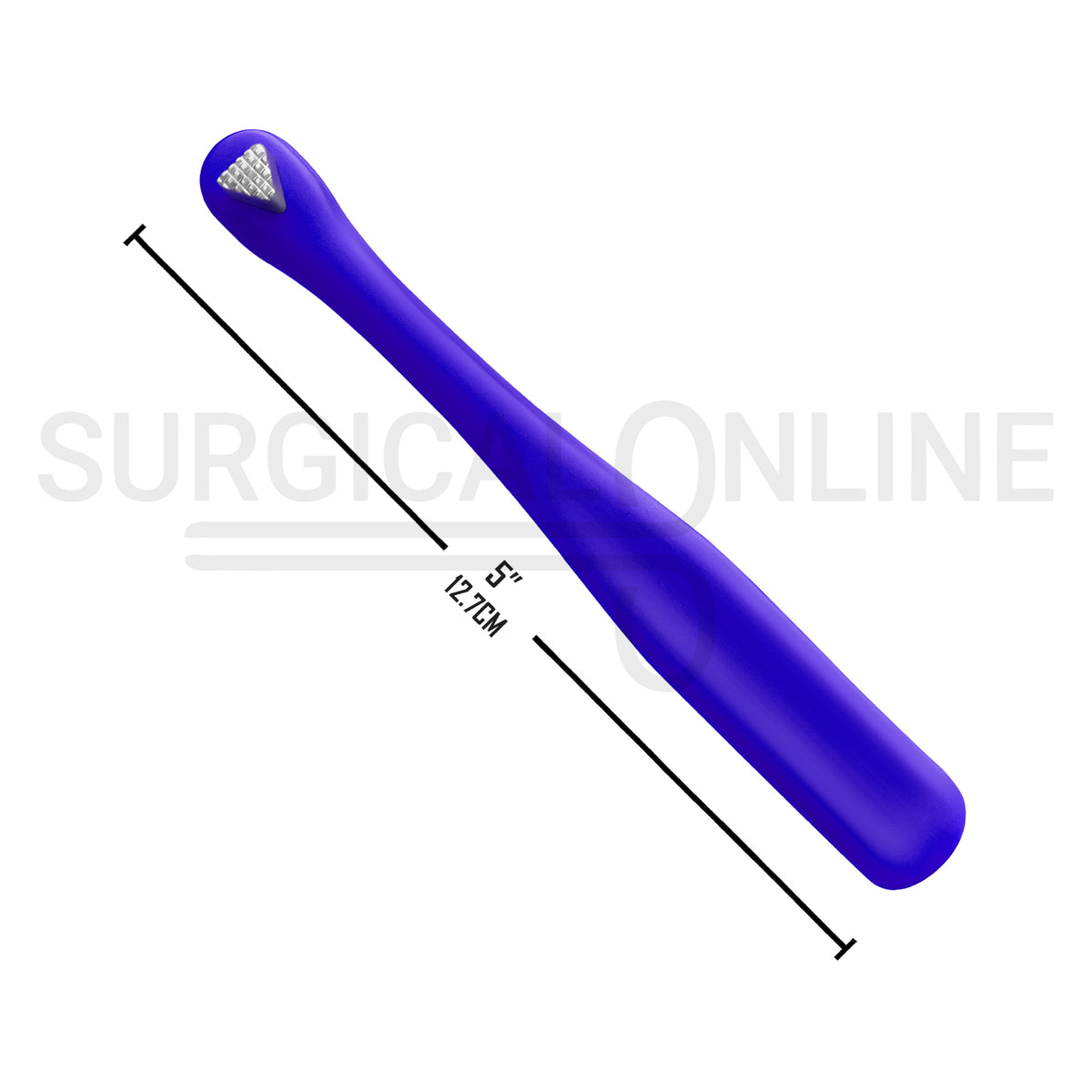 Molar Band Seater Bite Stick Blue 5" With Serrated Tip