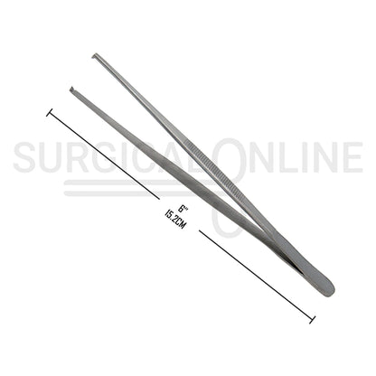 Thumb Tissue Forceps 1X2 Teeth 6.00"