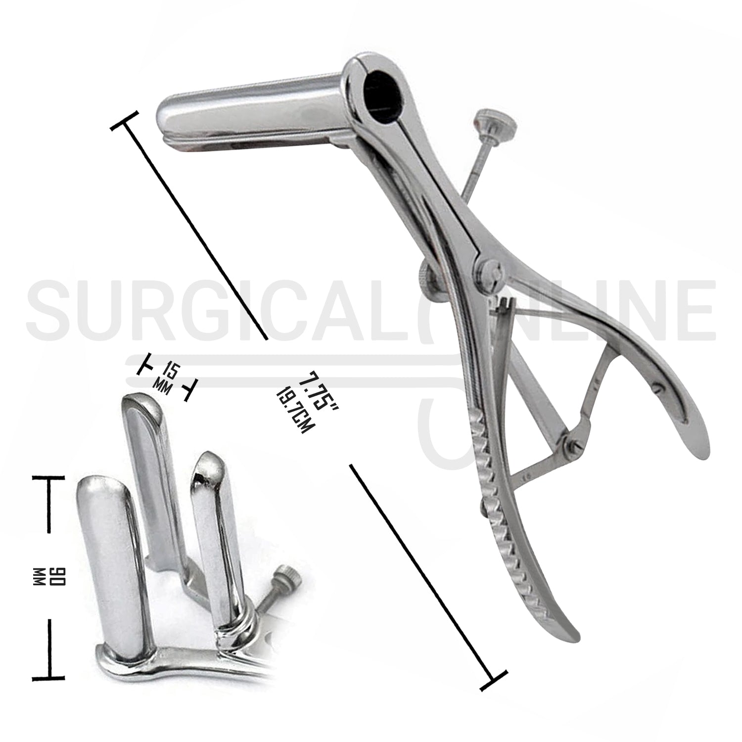 Mathieu Anal Rectal Speculum 3-Prongs 7.75"