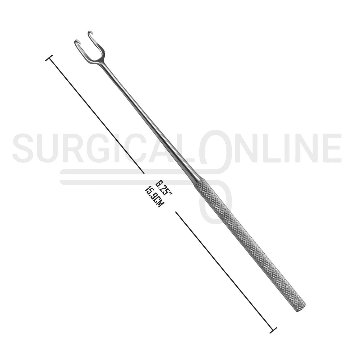 Joseph Skin Hook Single Ended Sharp 2 Prong 7mm 6.25"
