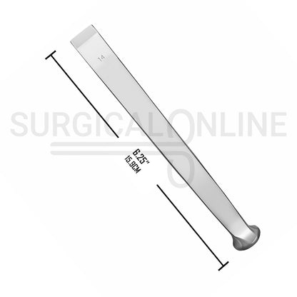 US Army Pattern Chisel 6.25″ Straight 14mm Wide