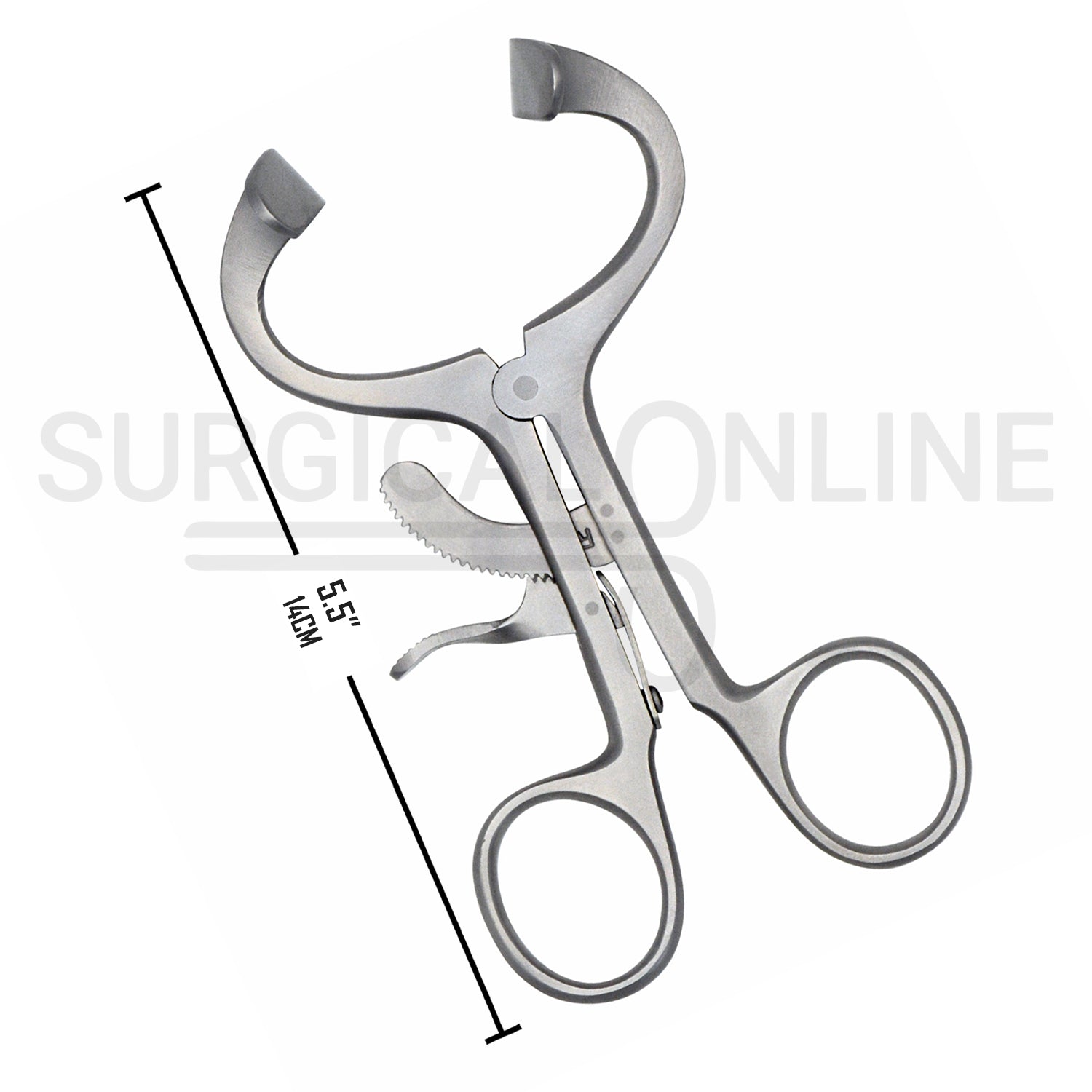 Molt Mouth Gag Retractor 5.5″ Curved Blades Adult