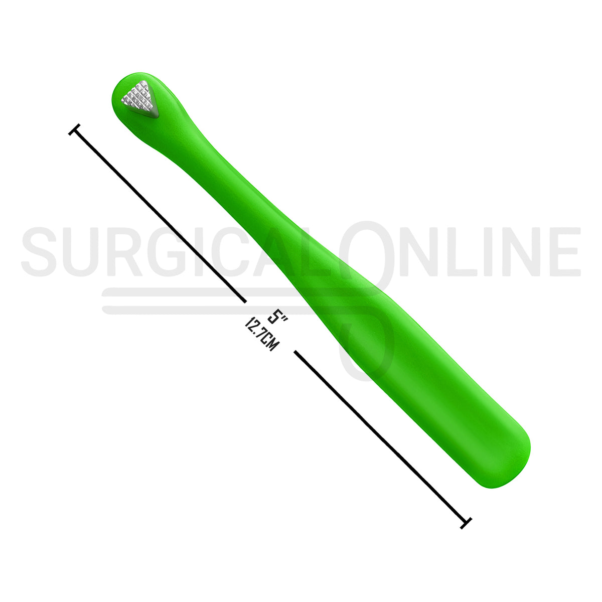 Molar Band Seater Bite Stick Green 5" With Serrated Tip