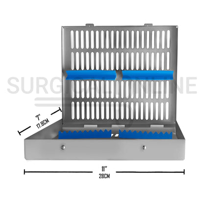 20 Instrument Sterilization Cassette Tray 11″ × 7″