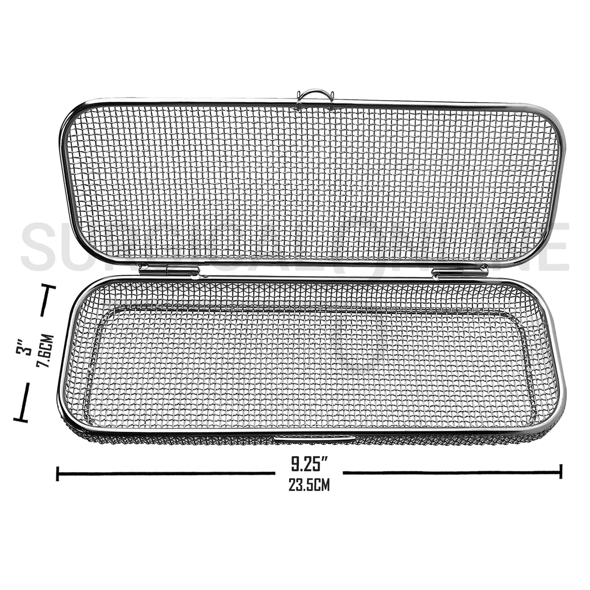 Sterilization Mesh Box Perforated Tray Basket 9.25″ x 3″