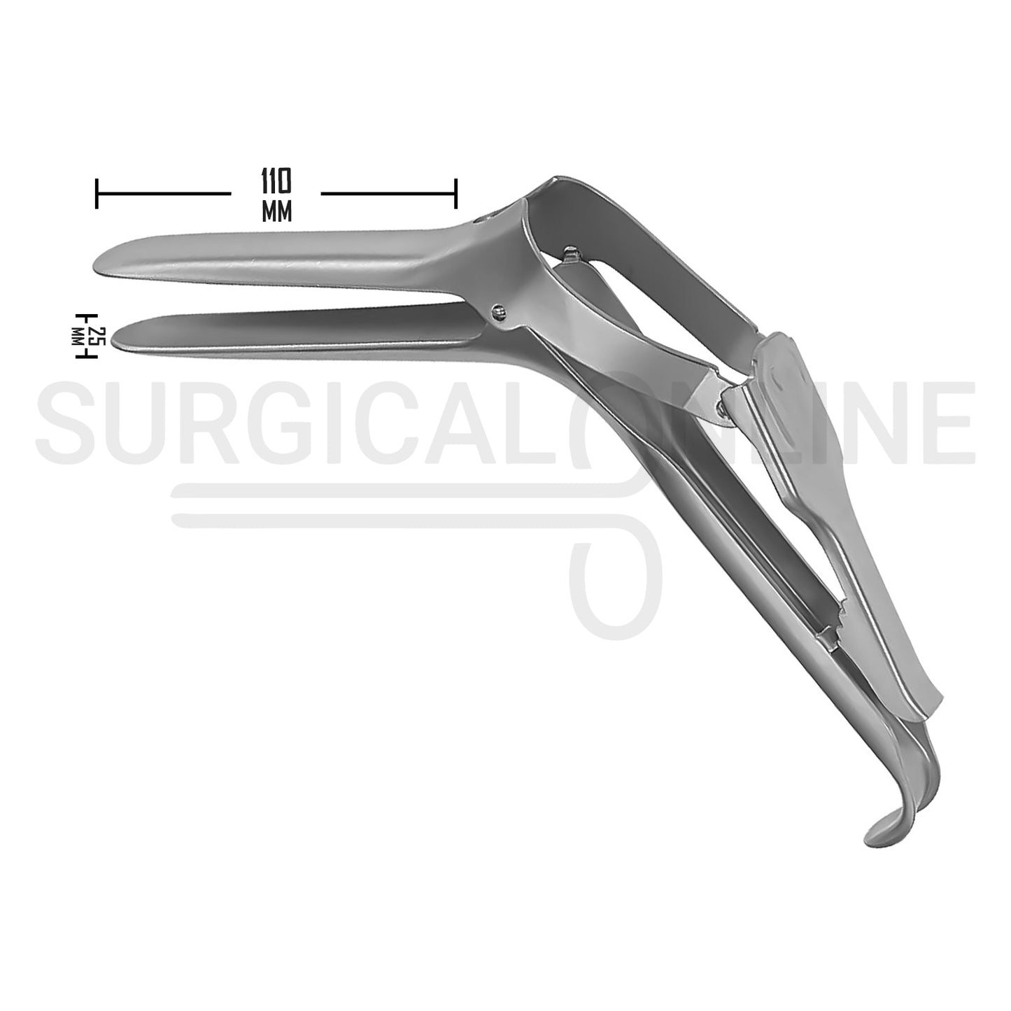 Semm Vaginal Speculum Large 110mm × 25mm Blades