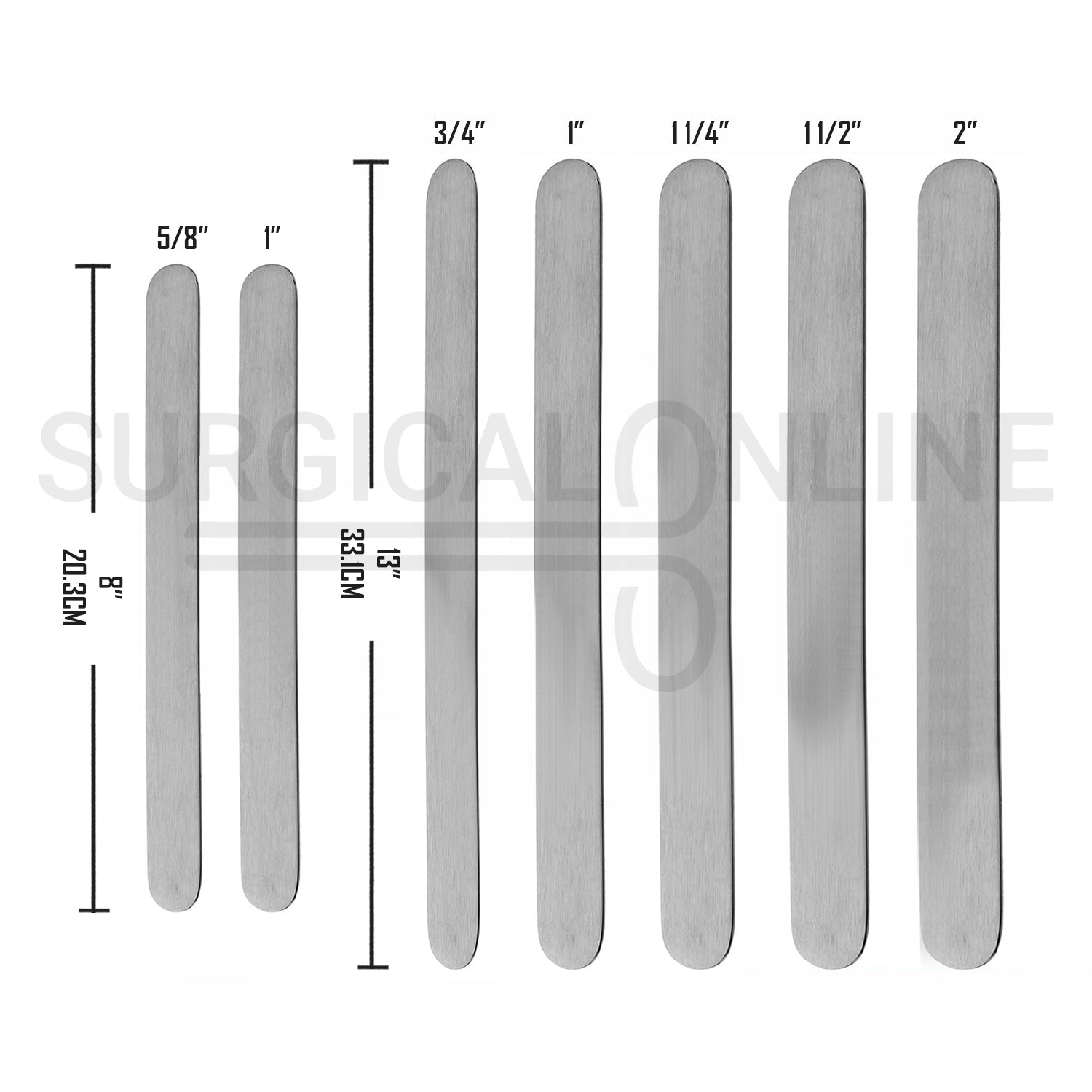 Ribbon Retractor Malleable Blade Set