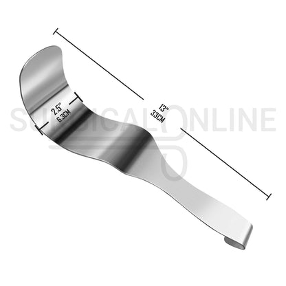 Deaver Retractor 2.5″ X 13″ Solid Handle