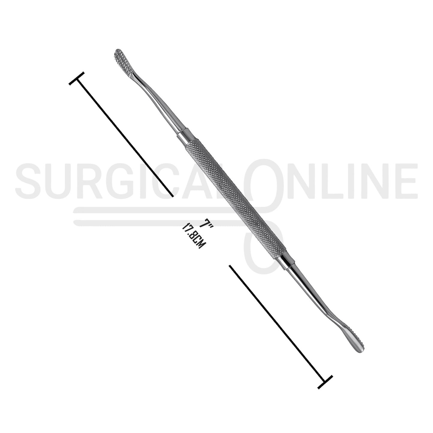 Bone File #12CA Double Ended 7.00"