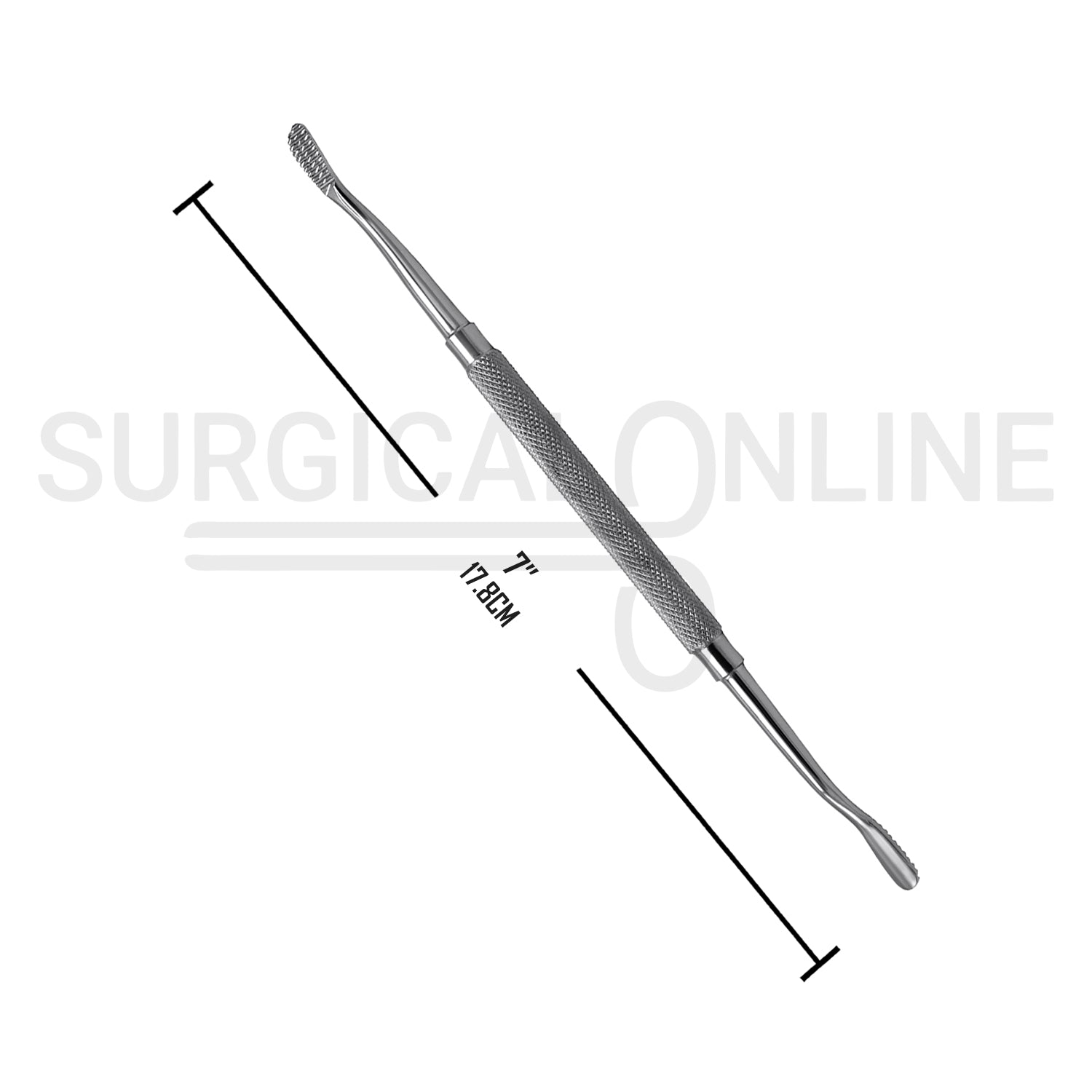 Bone File #12CA Double Ended 7.00"