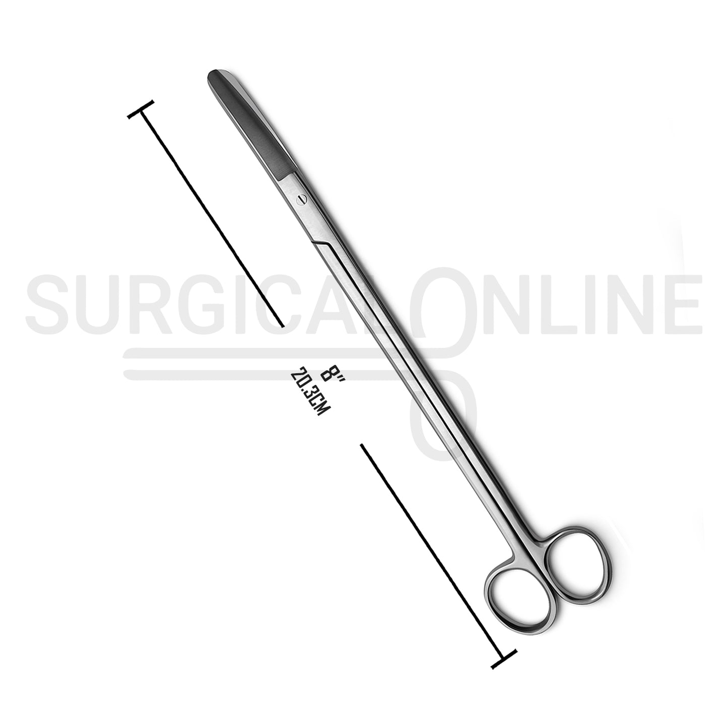 Sims Uterine Scissors 8.00″ Curved Blunt/Blunt