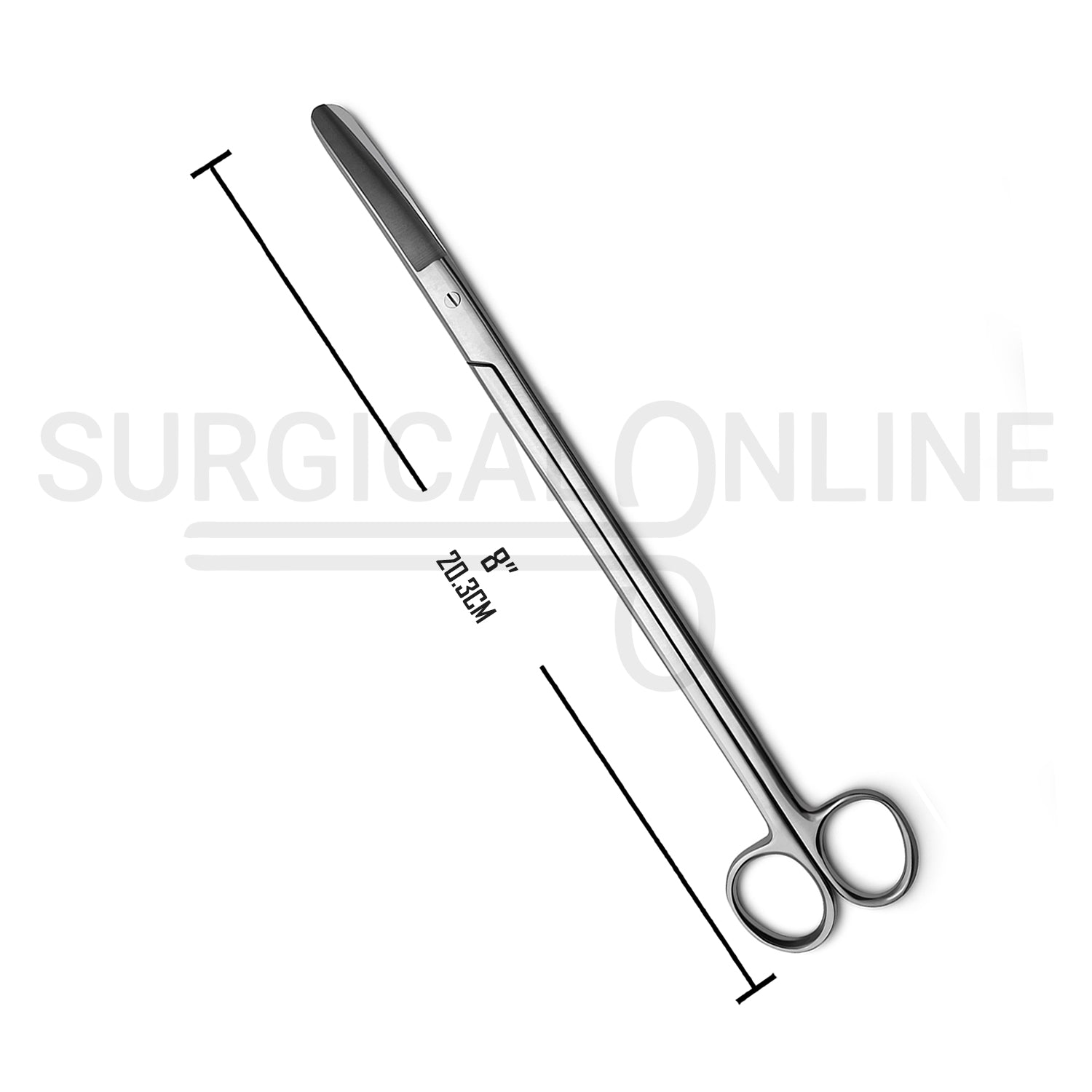 Sims Uterine Scissors 8.00″ Curved Blunt/Blunt