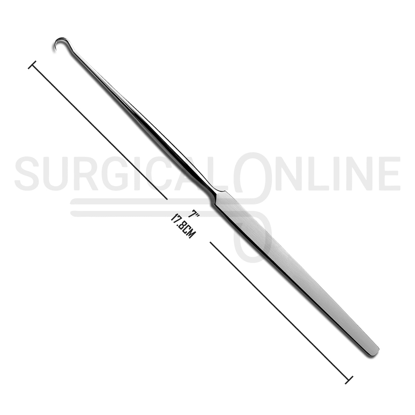 Gillies Skin Hook 7″ Large 4 mm Dia