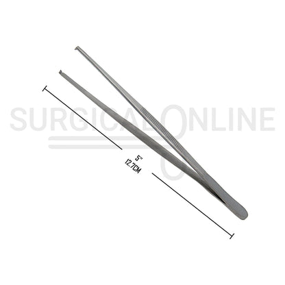 Thumb Tissue Forceps 1X2 Teeth 5.00"