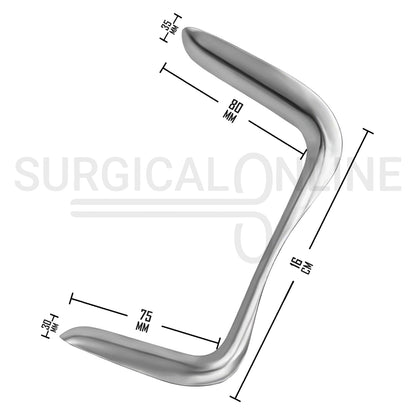 Sims Vaginal Speculum Double-Ended Medium 16cm