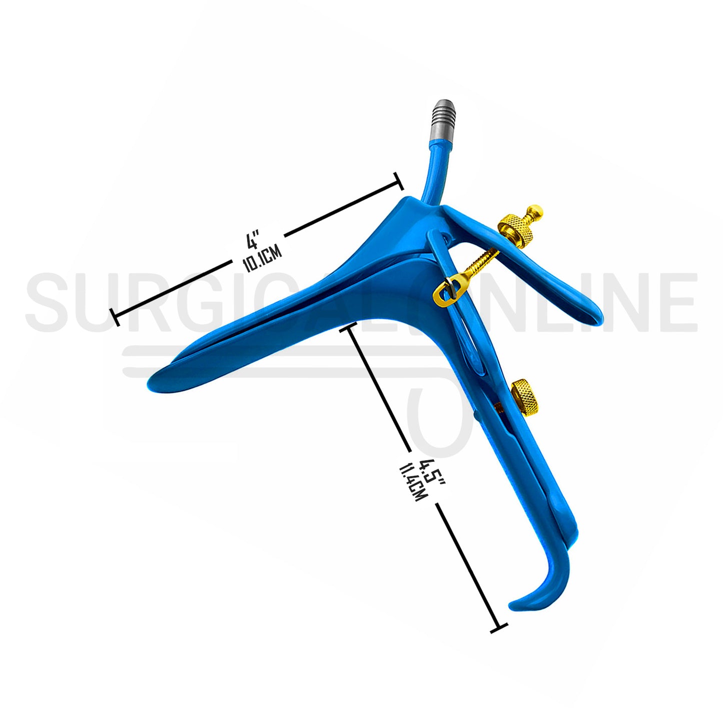 LLETZ LEEP Graves Vaginal Speculum Blue Coated Small 4″ × 4.5″ Blade