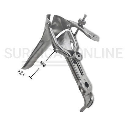 Graves Vaginal Speculum Small 80 × 30mm Blade