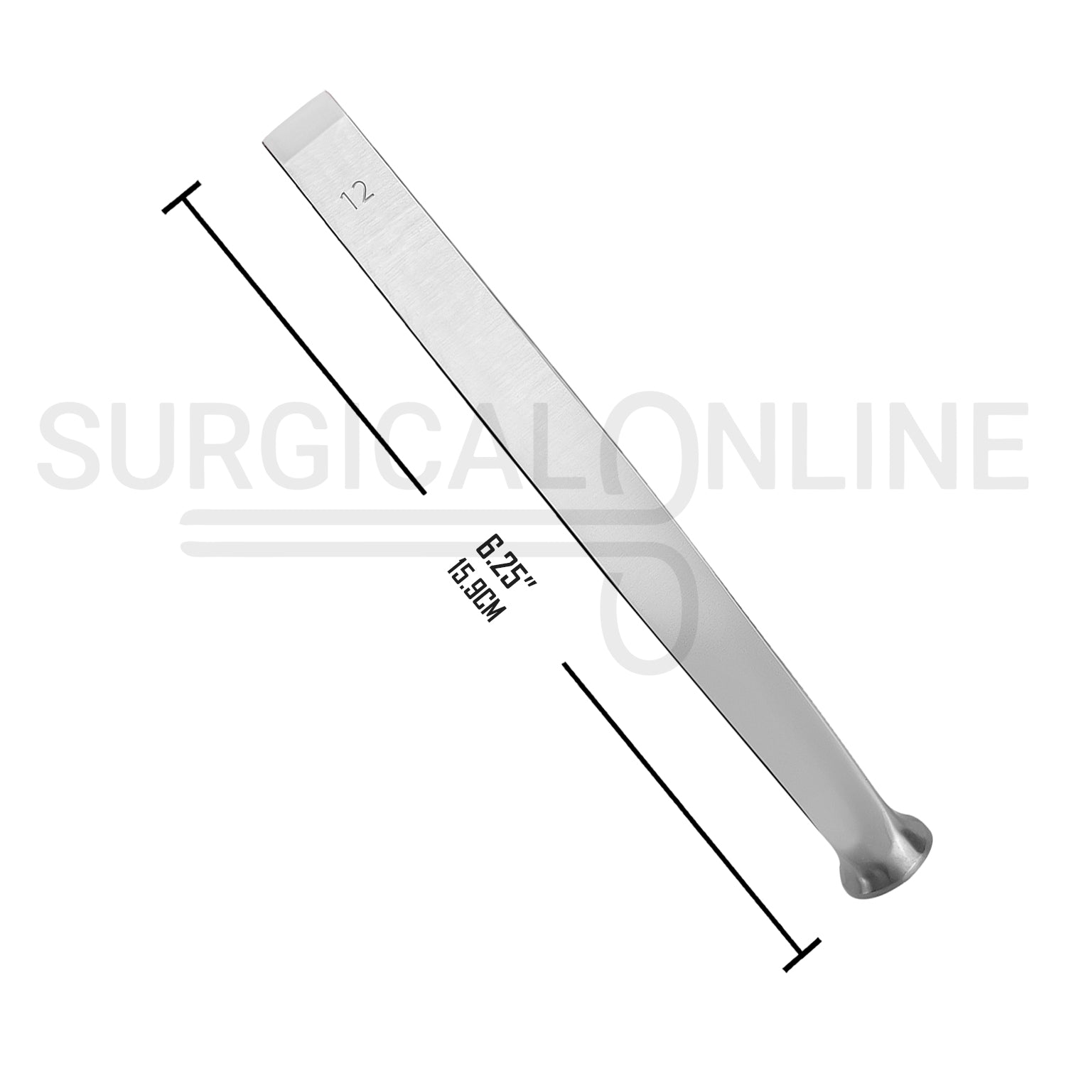 US Army Pattern Chisel 6.25″ Straight 12mm Wide
