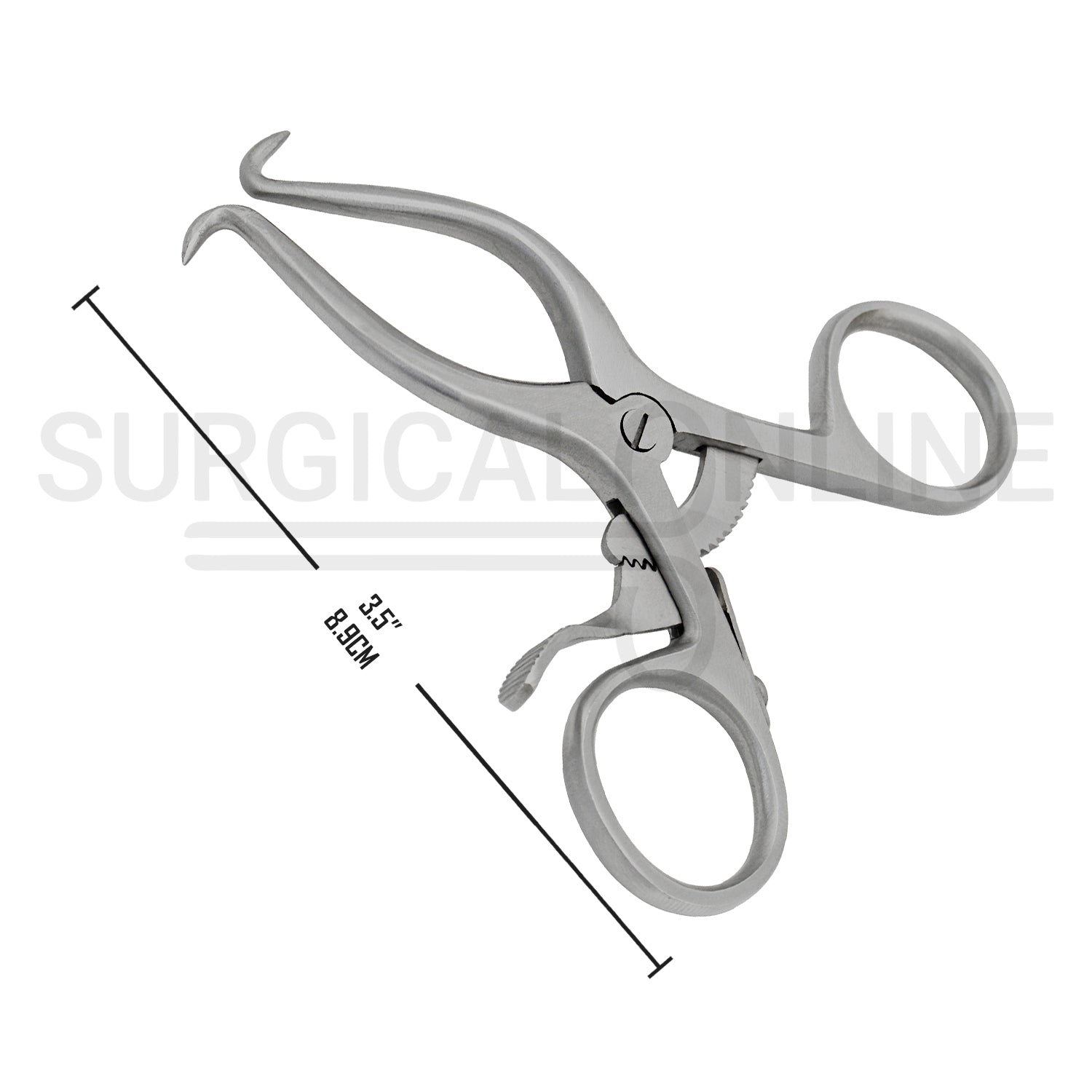 Pediatric Gelpi Retractor With Grip Lock 3.50"