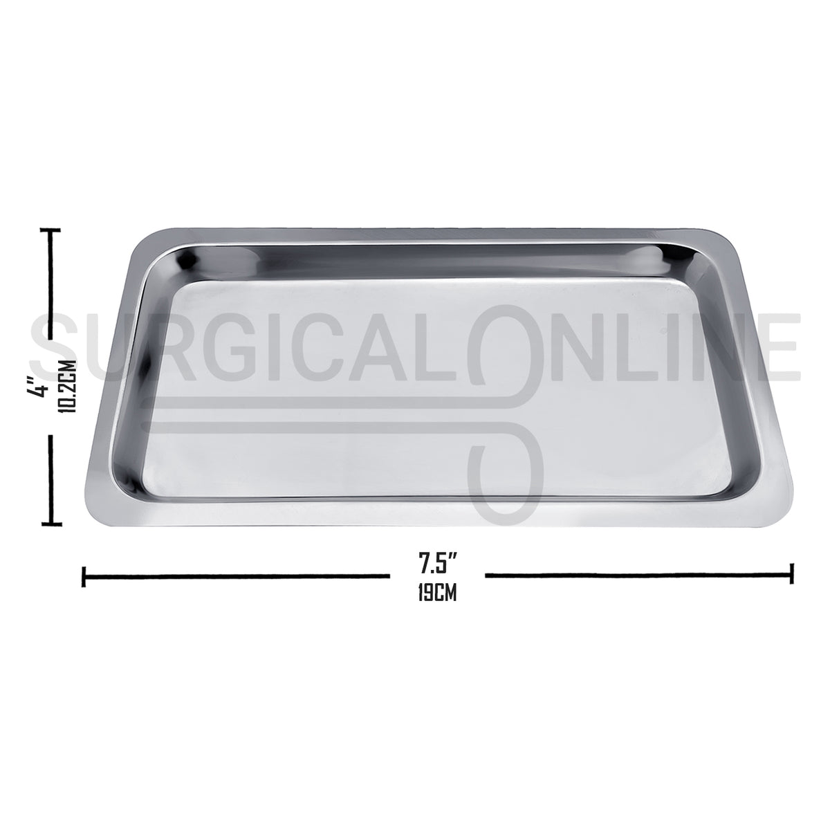 Dental Plain Scaler Tray 7.5″ × 4.5″
