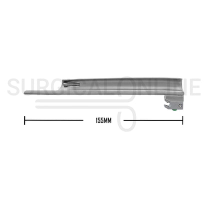 Fiber Optic Laryngoscope Blade Miller #2