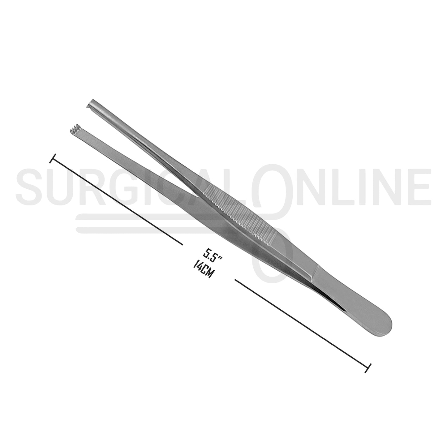 Thumb Tissue Forceps 3X4 Teeth 5.50"
