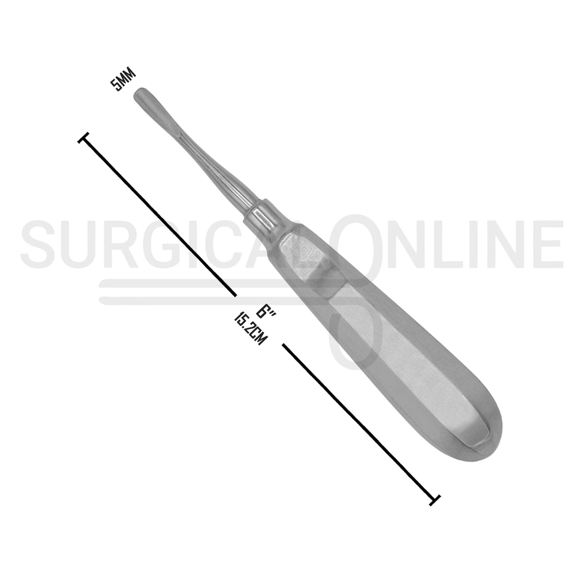 Seldin Root Elevator #34 6″ Straight 5mm