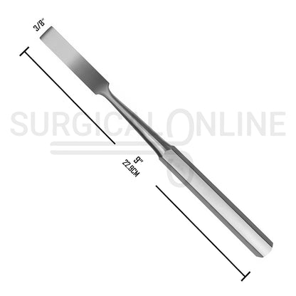 Hibbs Chisel 9″ Straight 3/8″ Wide Blade