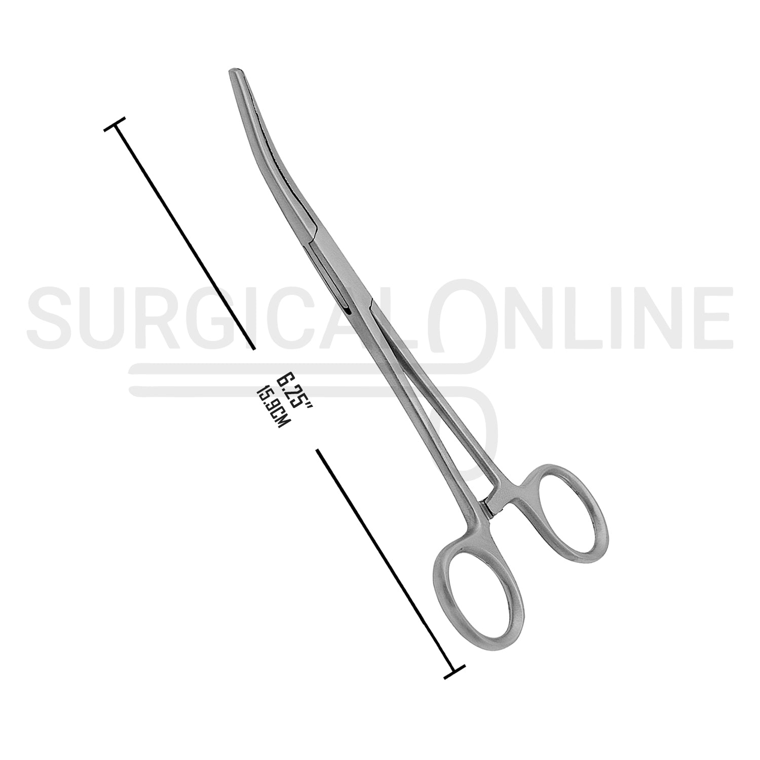 Rochester Carmalt Forceps Curved 6.25"