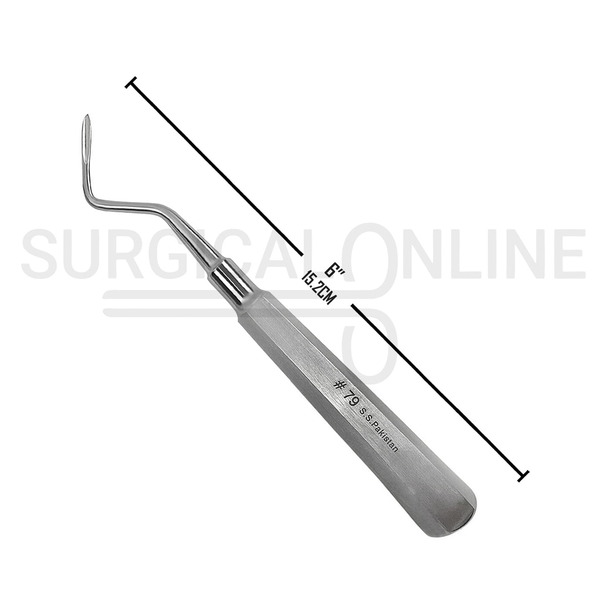 Dental Root Tip Pick Elevator #79 Left Angle 6″