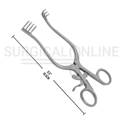 Weitlaner Self-Retaining Retractor 3X4 Prong Blunt 6.50"