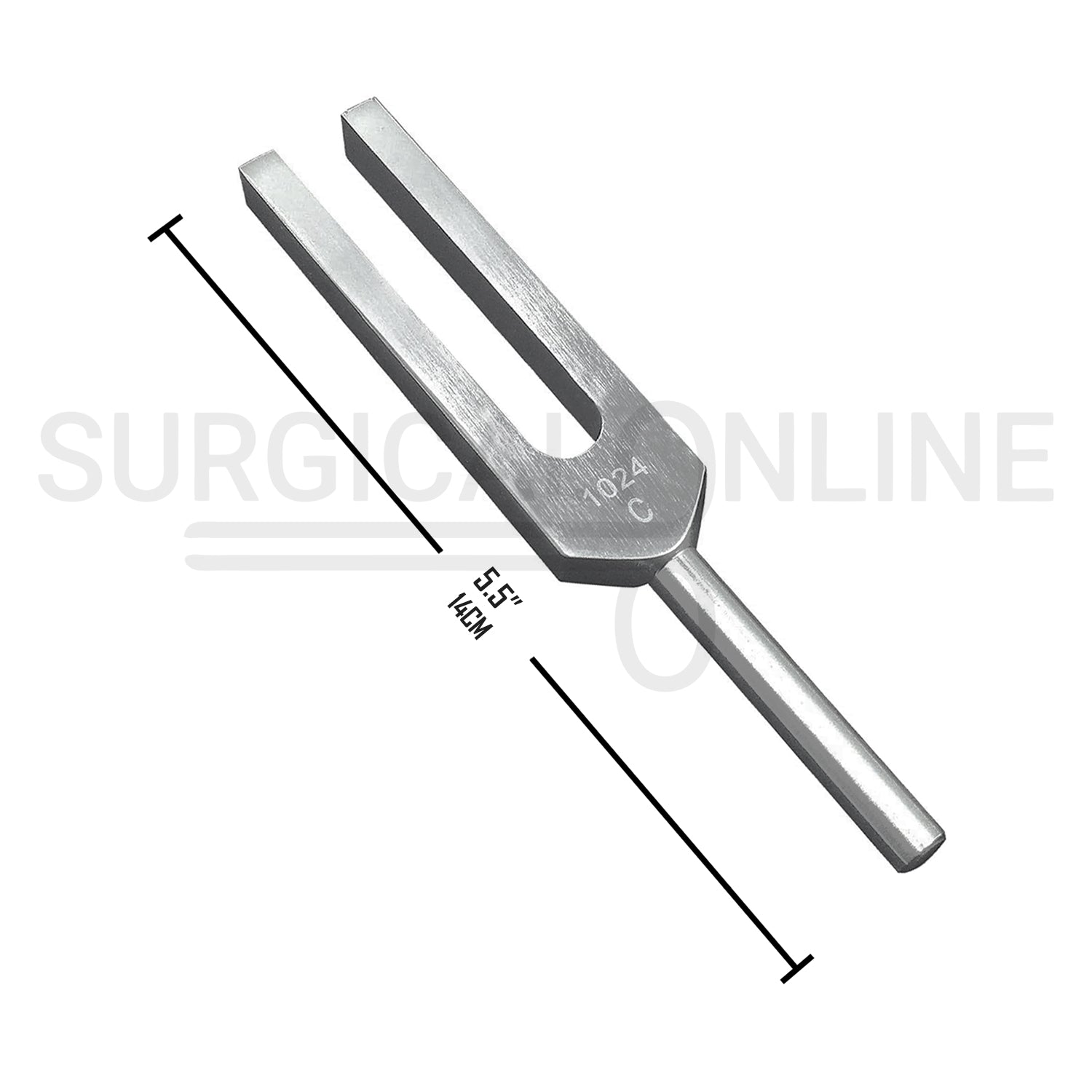 Tuning Fork C-1024 Unweighted 5.5″