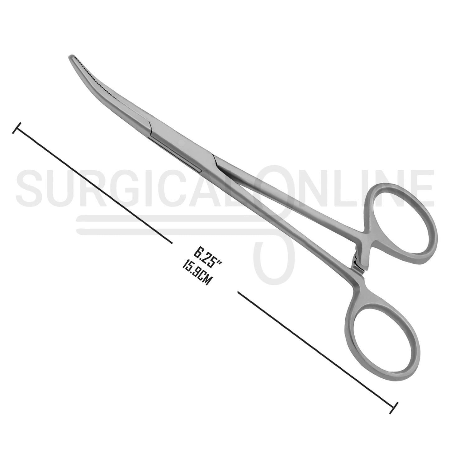 Rankin Forceps (Long Kelly) Curved 6.25"