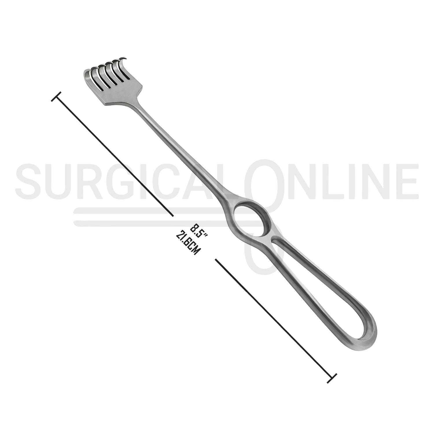 Volkman Retractor 8.50" Sharp 6 Prong