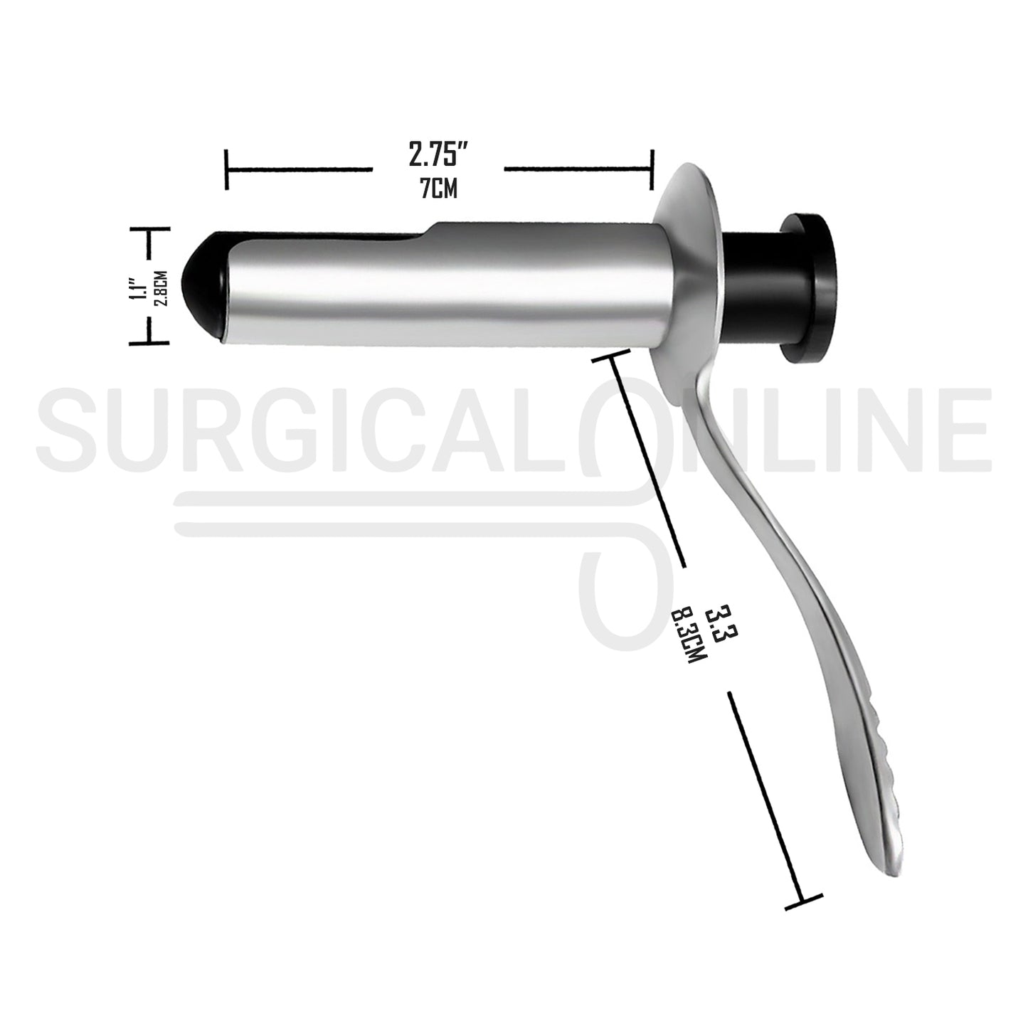 Fansler-Ives Rectal Speculum 3 1/4″ With Boilable Obturator