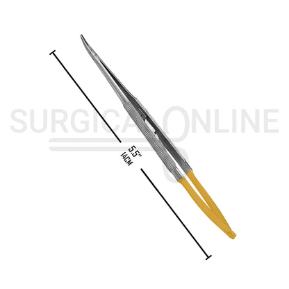 TC Castroviejo Needle Holder 5.5″ Curved With Lock