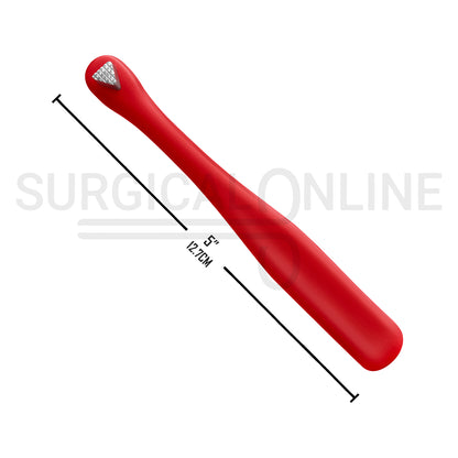 Molar Band Seater Bite Stick Red 5" With Serrated Tip