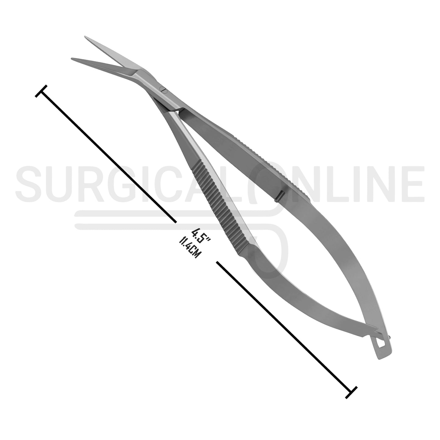 Castroviejo Micro Iris Scissors 4.5″ Angled Sharp Points