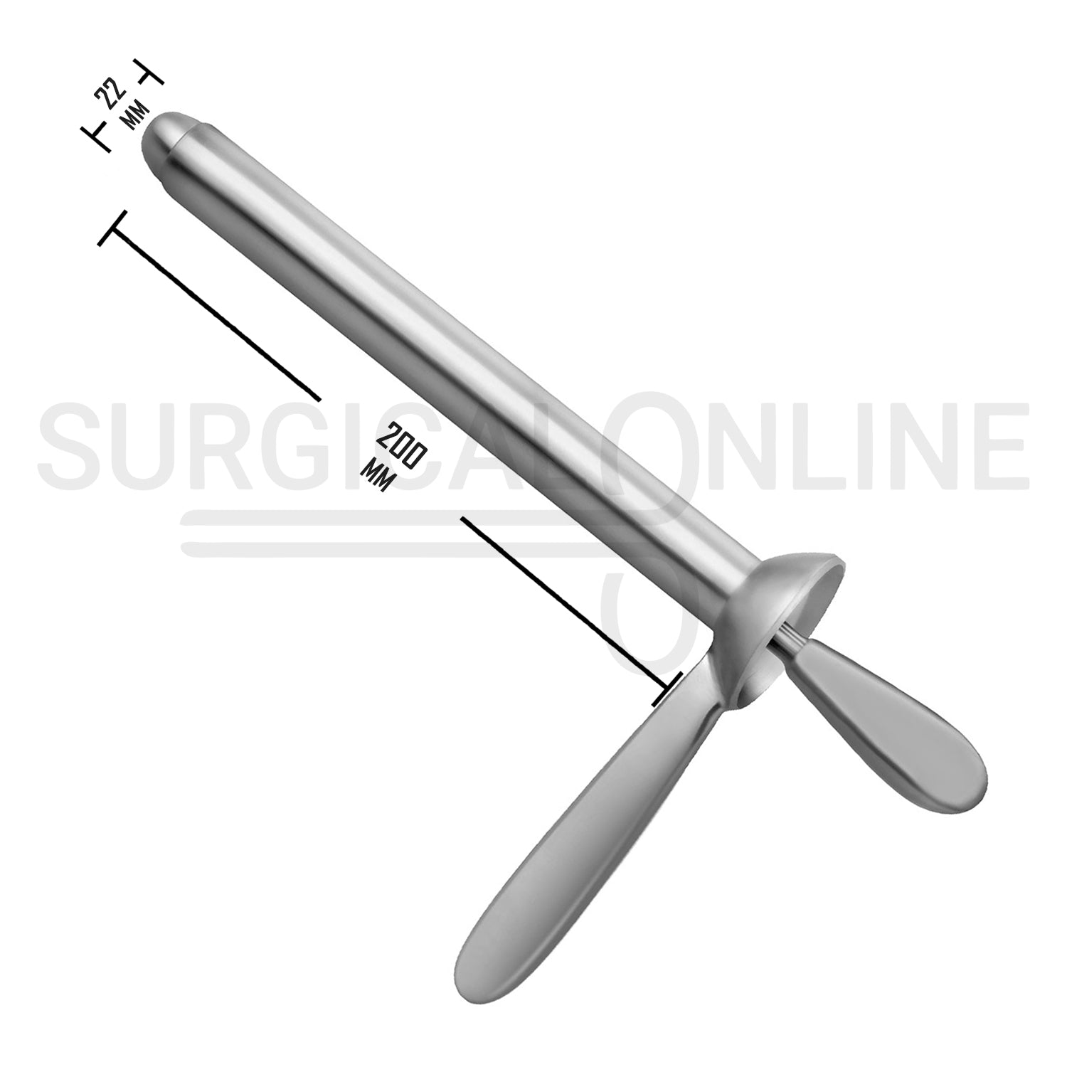 Kelly Anoscope Proctoscope 22 × 200mm Rectal Speculum OB/GYN