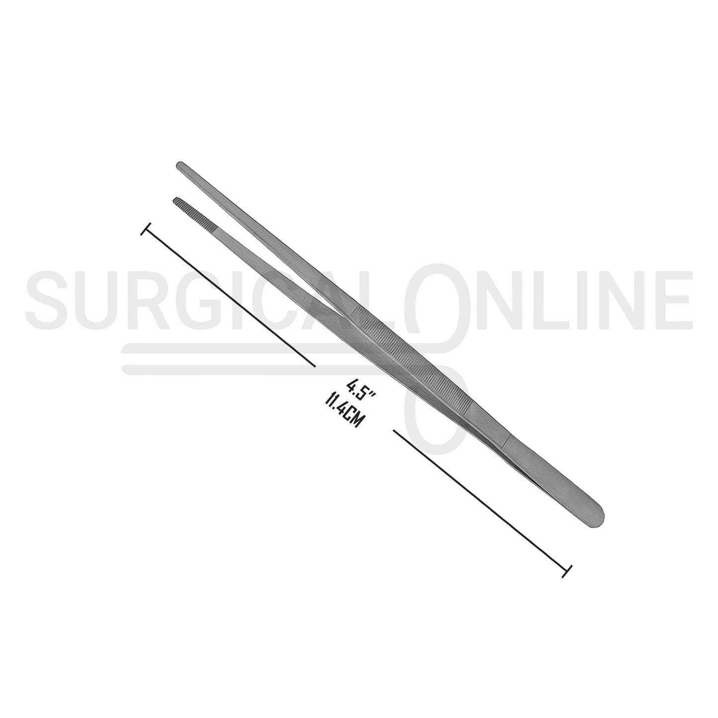 Thumb Dressing Forceps Serrated 4.50"