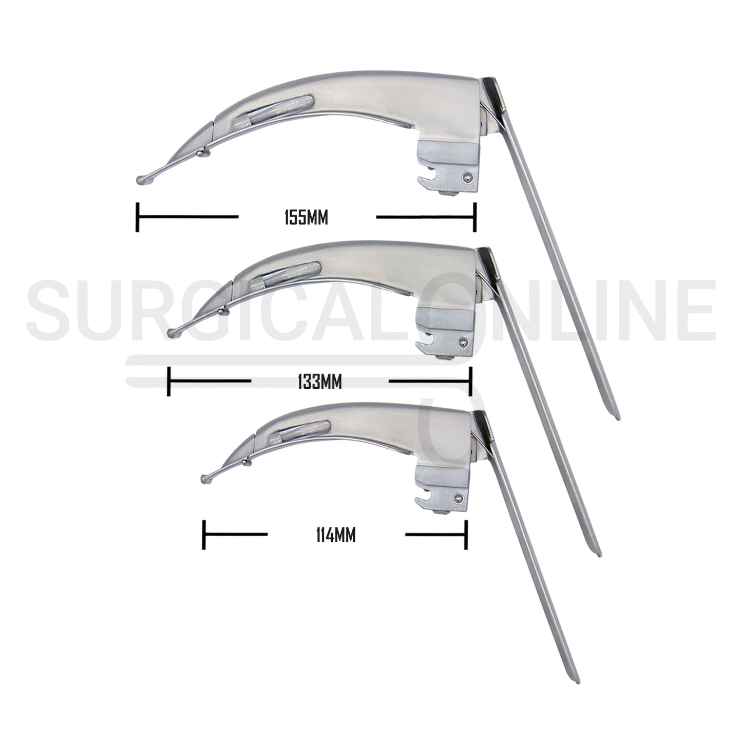 McCoy Flexi-Tip Fiber Optic Laryngoscope Blades Set