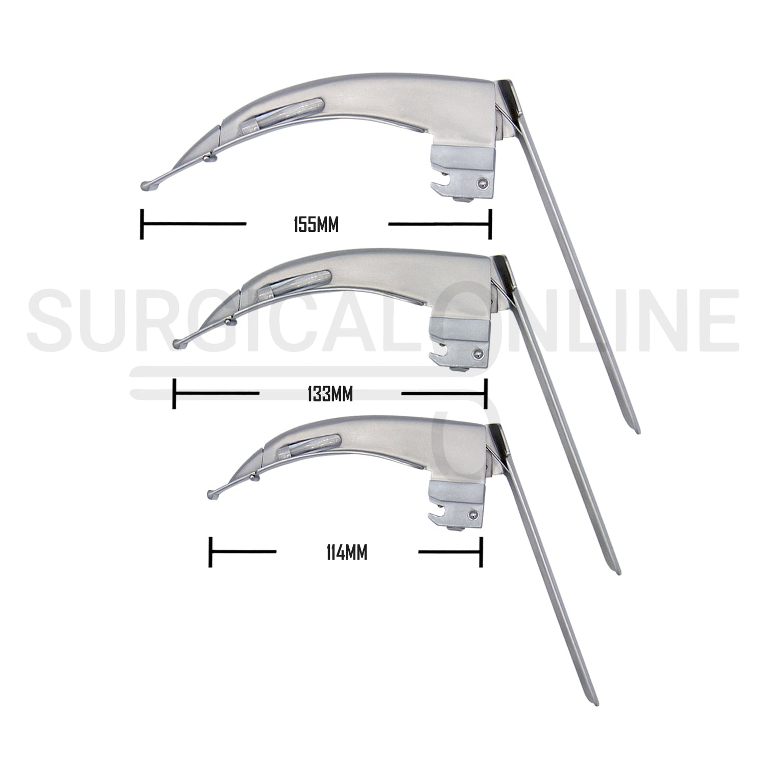 McCoy Flexi-Tip Fiber Optic Laryngoscope Blades Set