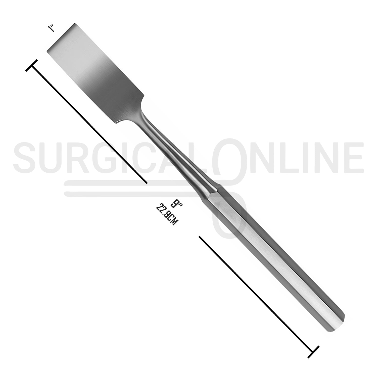 Hibbs Chisel 9″ Straight 1″ Wide Blade