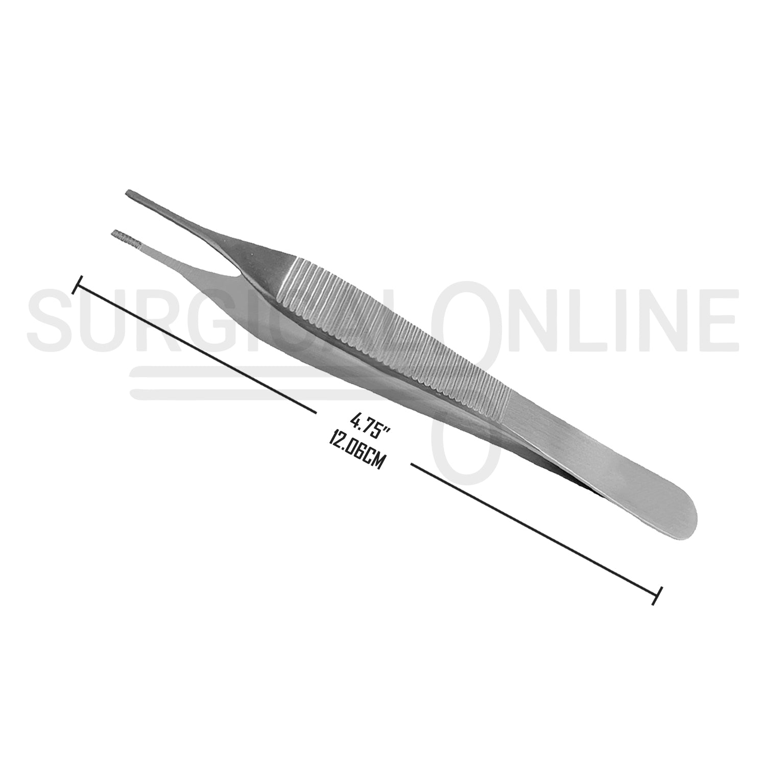 Adson Brown Tissue Forceps 7X7 Teeth 4.75"