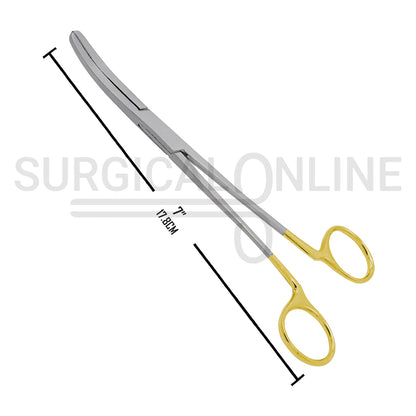 T/C Wynman Crown Remover Gripper Forceps 7″ Gold Ring Handle