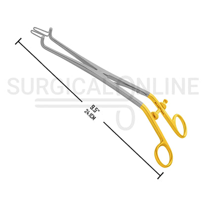 Kogan Endocervical Speculum 9.5″ With Gold Offset Handle