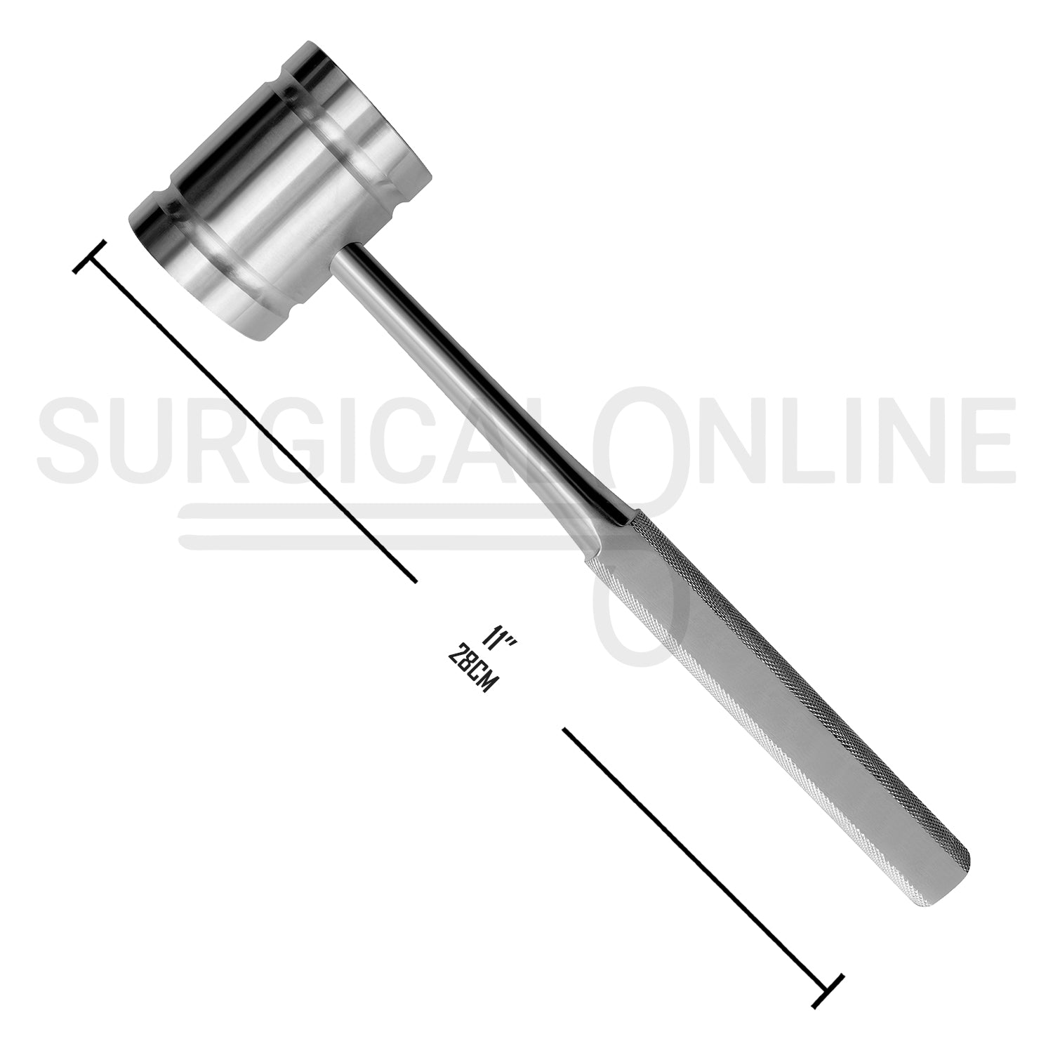 Orthopedic Bone Mallet 11" Solid Head 32 Oz. (907 G)