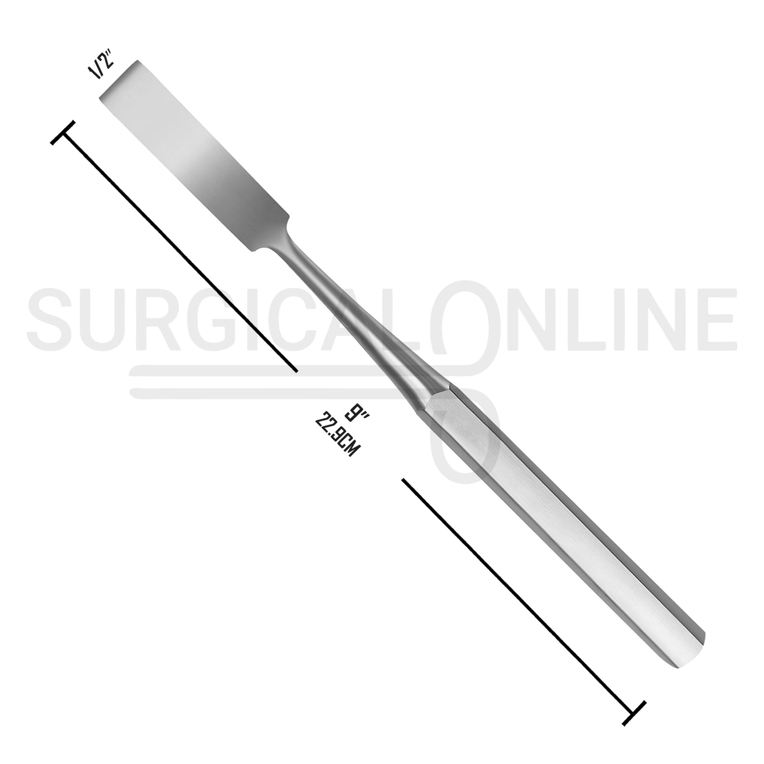 Hibbs Chisel 9″ Straight 1/2″ Wide Blade
